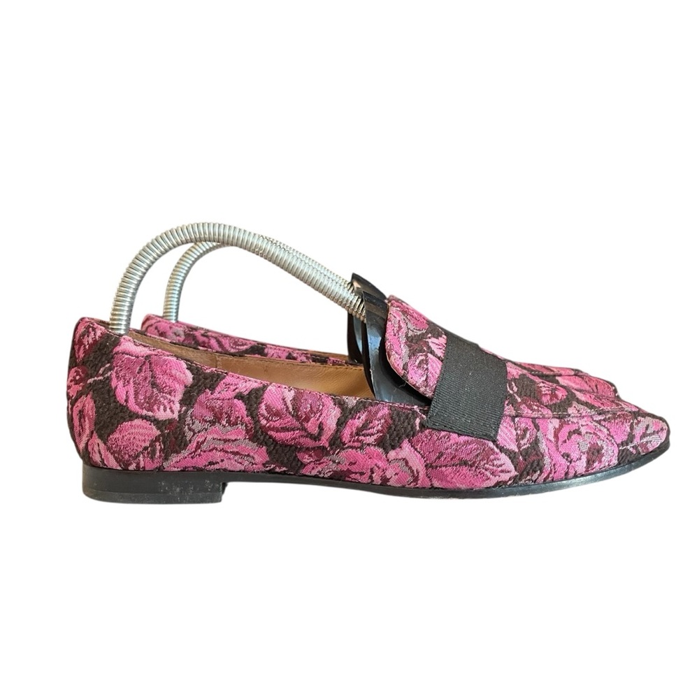 Kate Spade New York Corina Pink Floral Slip-On Loafers SZ 8.5